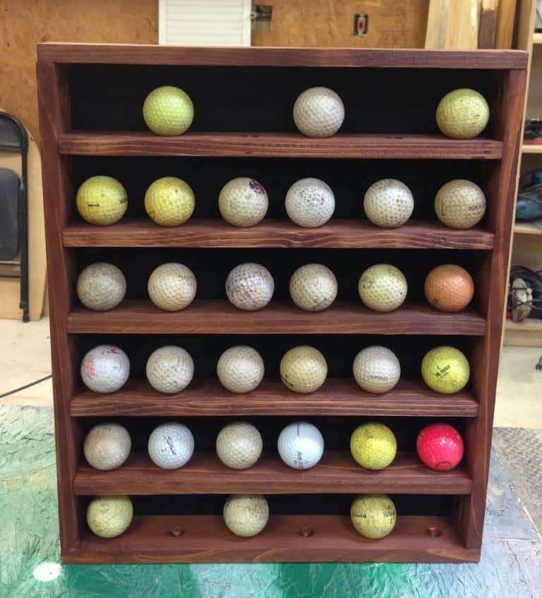 Golf Ball Display Shelf Holder Rack -   Golf ball displays, Golf ball,  Golf ball display case