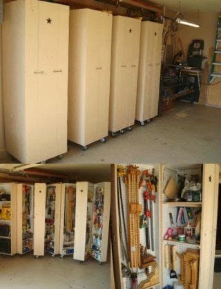 diy rolling storage cabinet 36