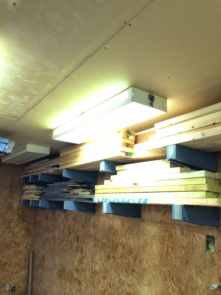 diy wall lumber rack 2