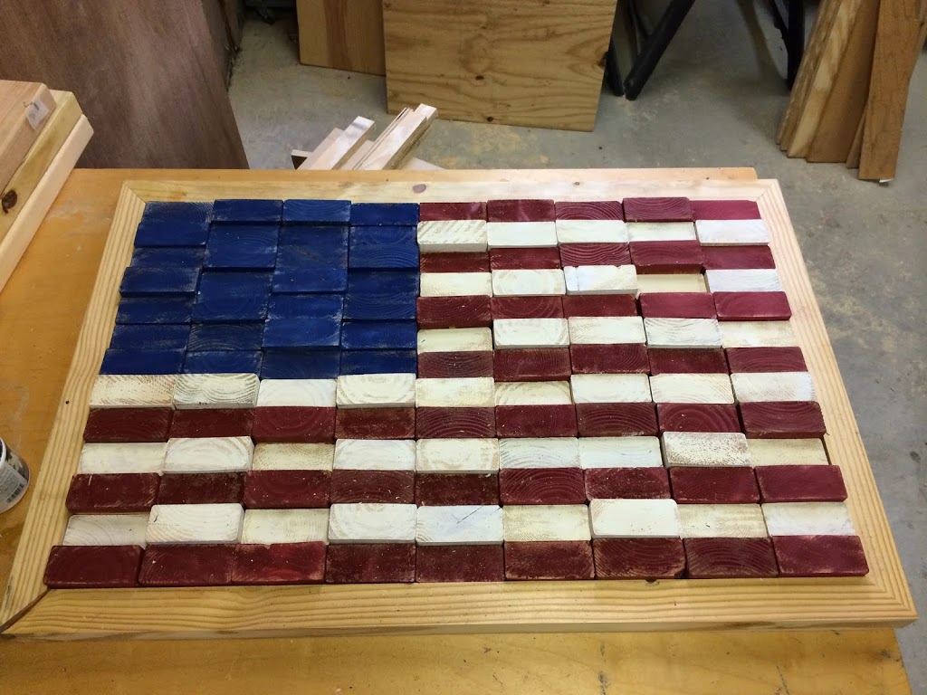 how to turn scrap wood into flag 10