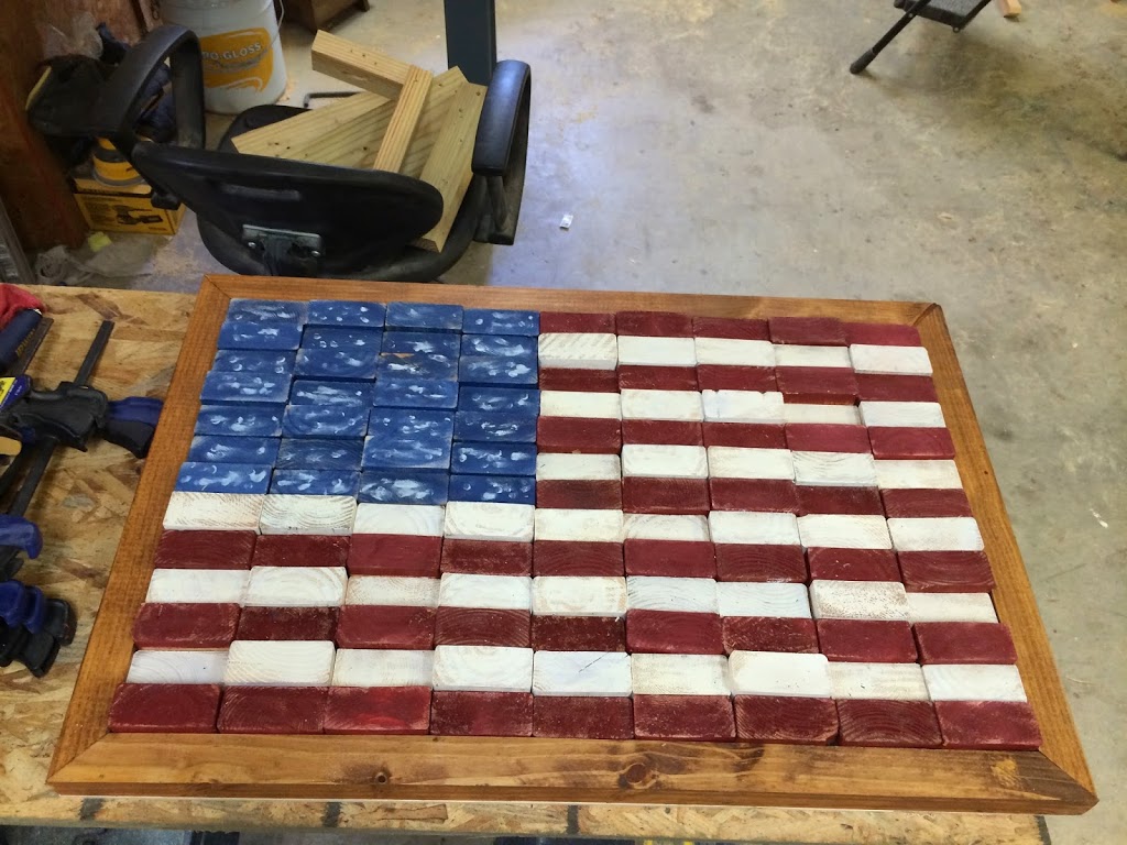 how to turn scrap wood into flag 12