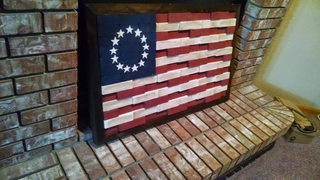 how to turn scrap wood into flag 13