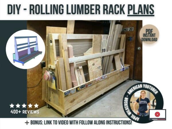 rolling lumber rack plans