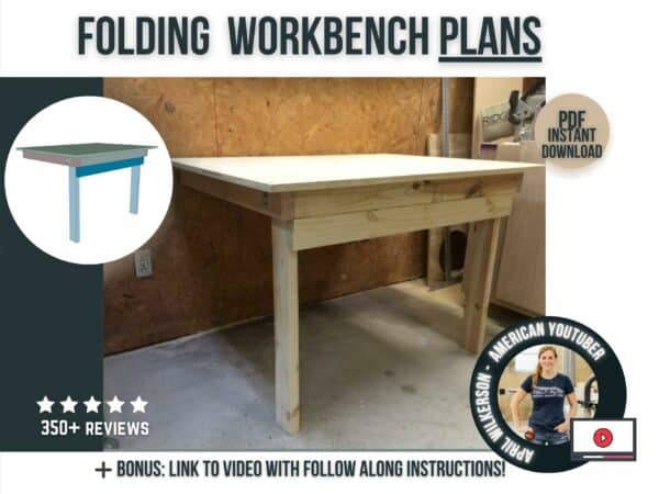 folding workbench plans