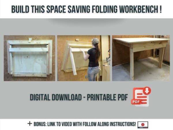 how to build a folding workbench