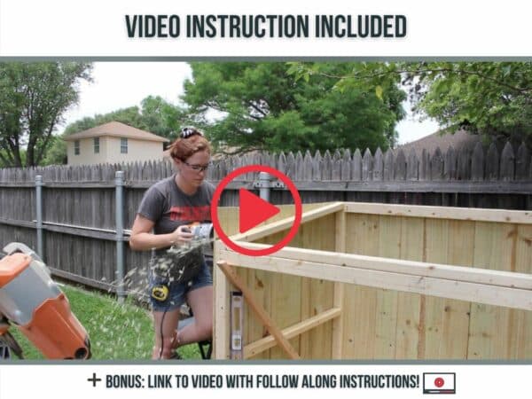 trash enclosure build instructions