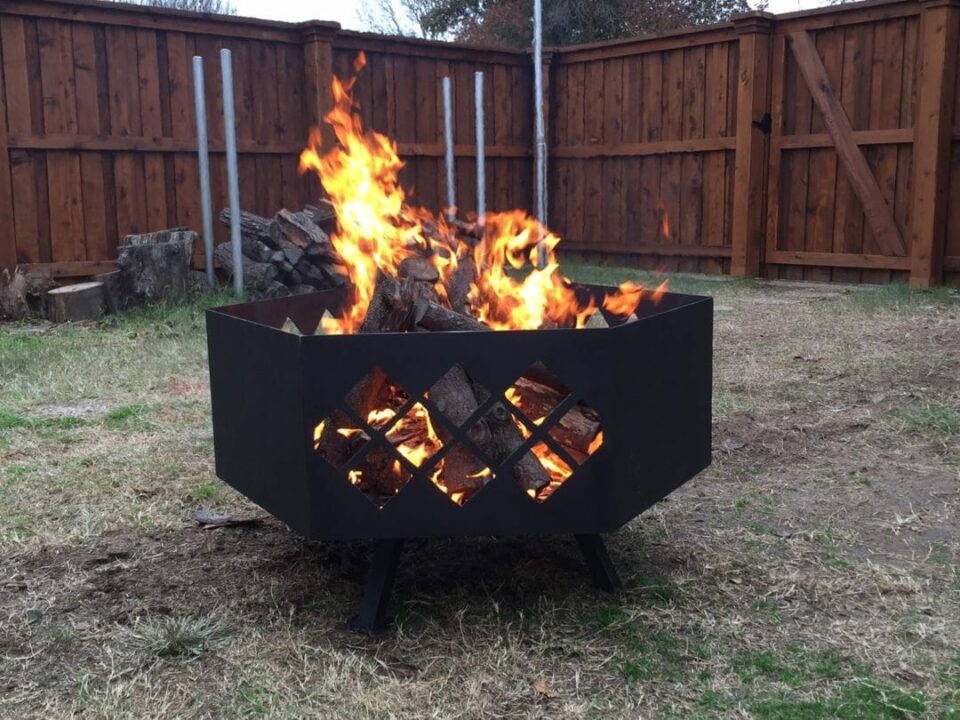 how to build diy large steel fire pit 3