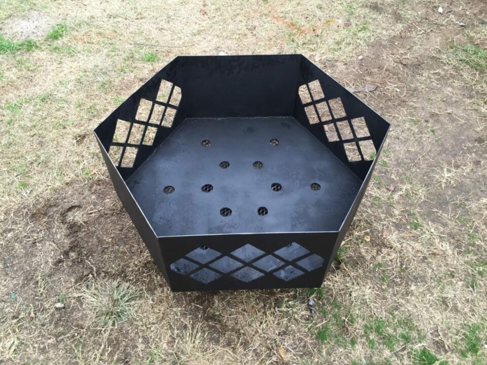 how to build diy large steel fire pit 5