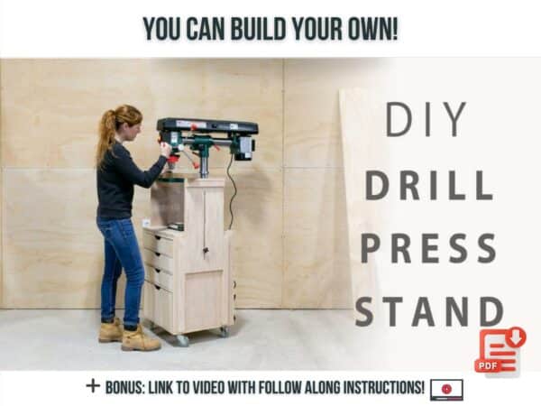 How to build a drill press stand