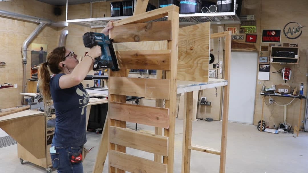how to build your own firewood rack 38