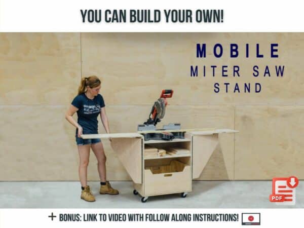 how to build miter saw stand