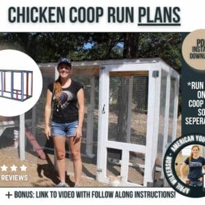 Chicken coop run plans