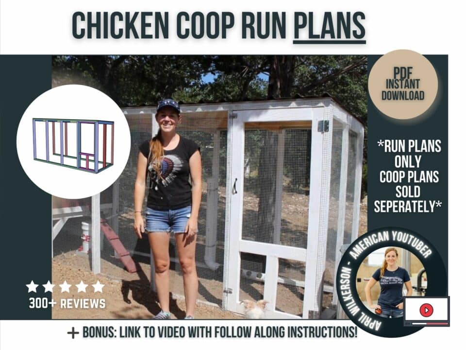 Chicken Coop Run Plans
