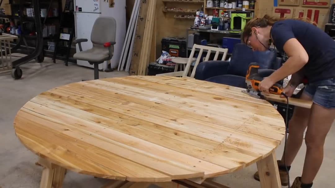 how to build a round picnic table with benches00 06 24 01still045