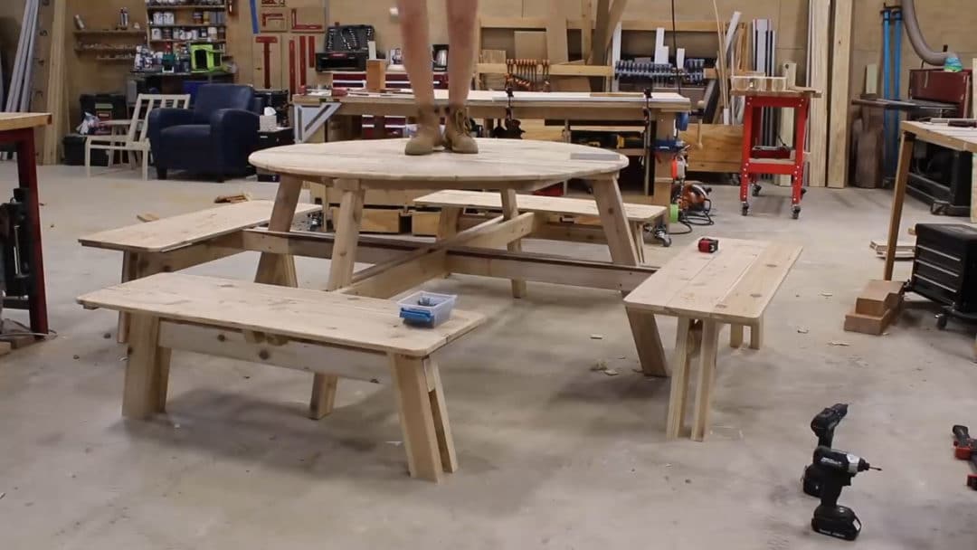 how to build a round picnic table with benches00 09 34 04still063