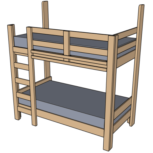 Bunk Bed for Kids Side