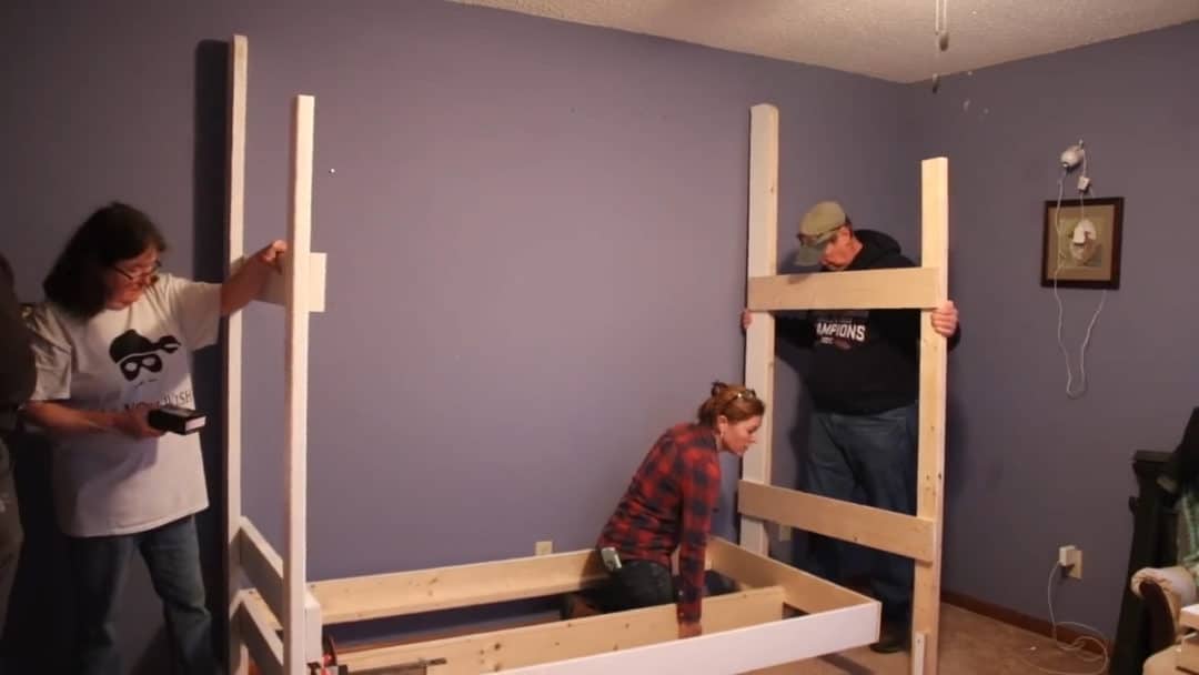 build a bunk bed with rock climbing wall00 04 27 00still018