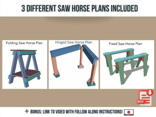 how to build a sawhorse