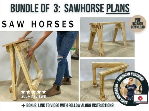 saw horse plans