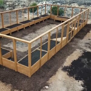 enclosed walk in garden with raised beds00 00 04 20still001