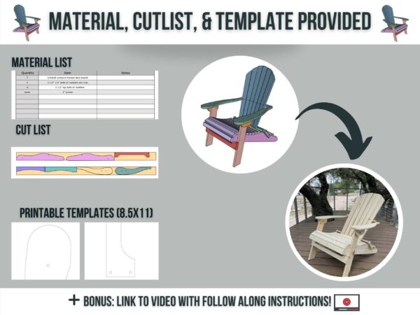 DIY plans outdoor chair