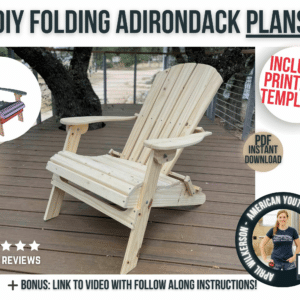Folding Adirondack Chair Arrows