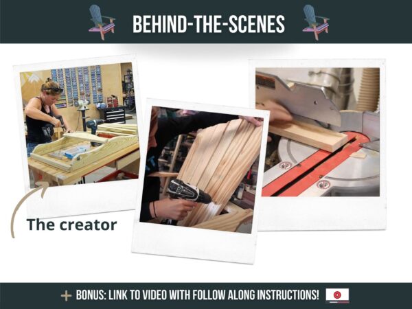 How to build folding adirondack chair