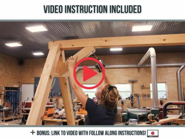 DIY porch swing frame instructions