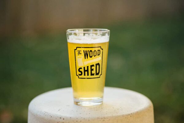 the wood shed pint glasses 2