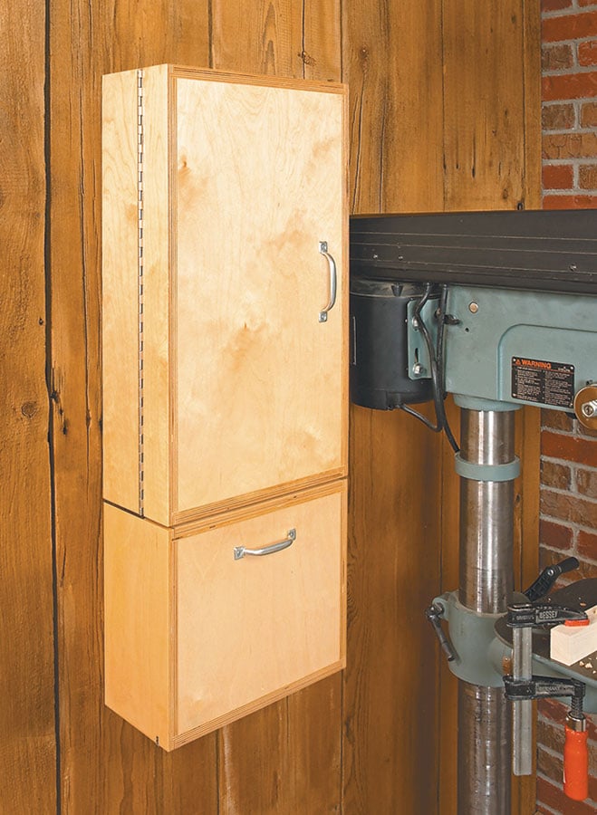 Woodsmith Drill Press Accessory Cabinet Plans