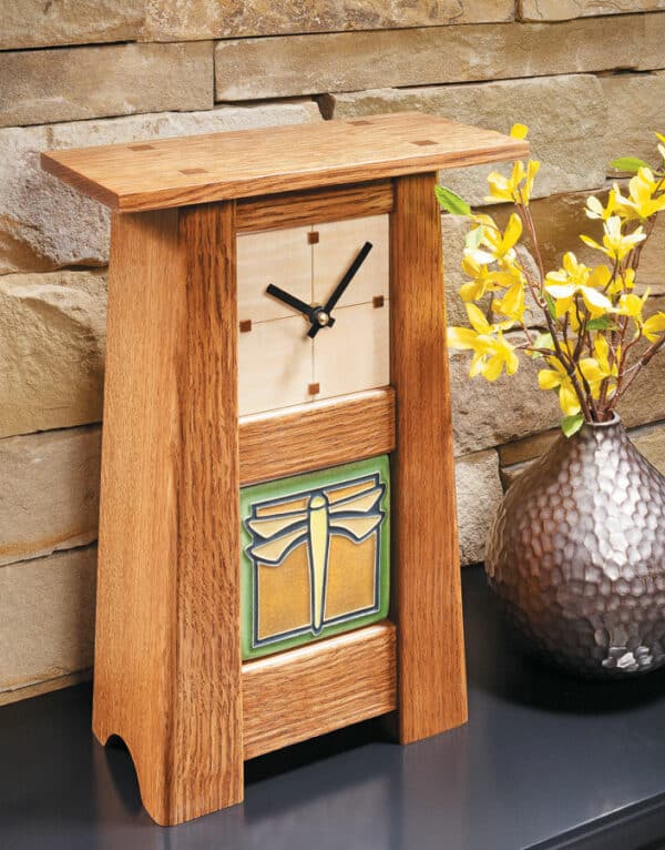 woodsmith craftsman style clock plans