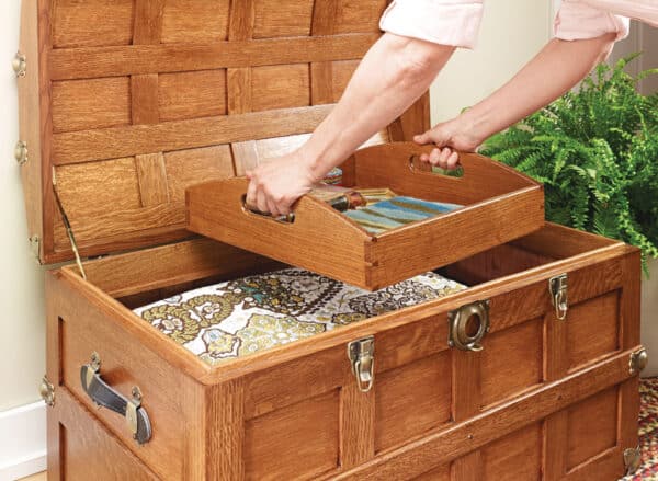 woodsmith domed top steamer trunk plans 2