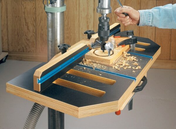 woodsmith woodworking drill press table plans