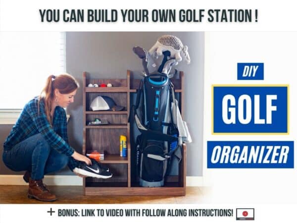 How to build a golf bag stand
