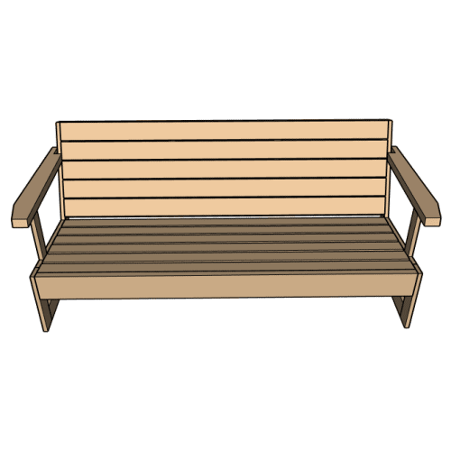 Outdoor Sofa Front
