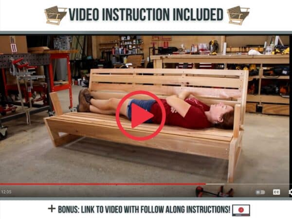 outdoor sofa woodworking instructions