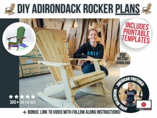 DIY Rocking Adirondack Chairs
