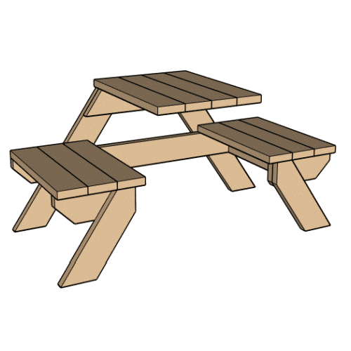 Two Person Picnic Table DIY