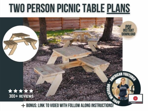 Two Person Picnic Table Plans
