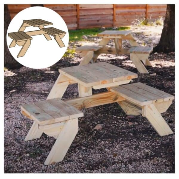 diy two person picnic table plans