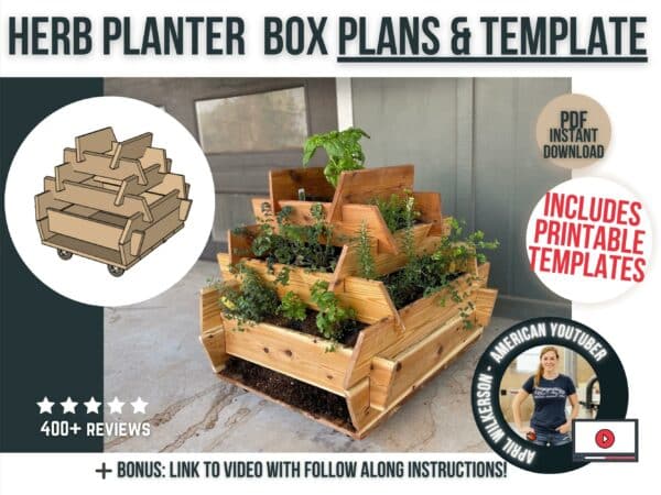 herb planter box plans