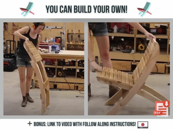 DIY Portable Patio Chair Plans