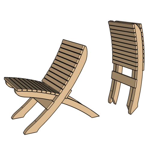 Portable DIY Patio Chair