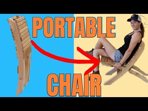 Best DIY Folding Chair That’s Portable | Easy to Build