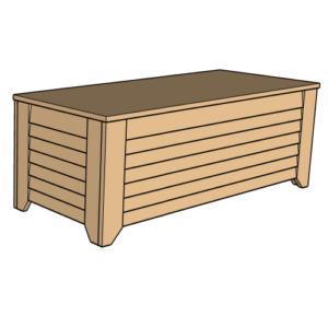 DIY Storage Bench - CNC Cut File | Wilker Do's