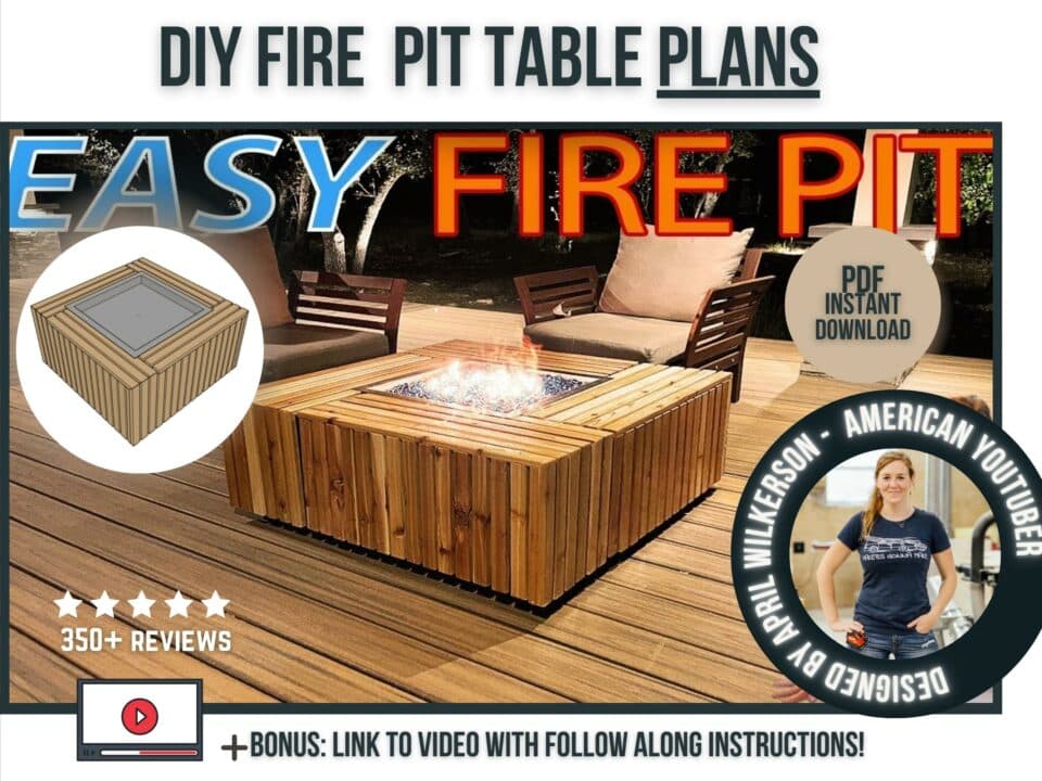 DIY Fire Table Plans