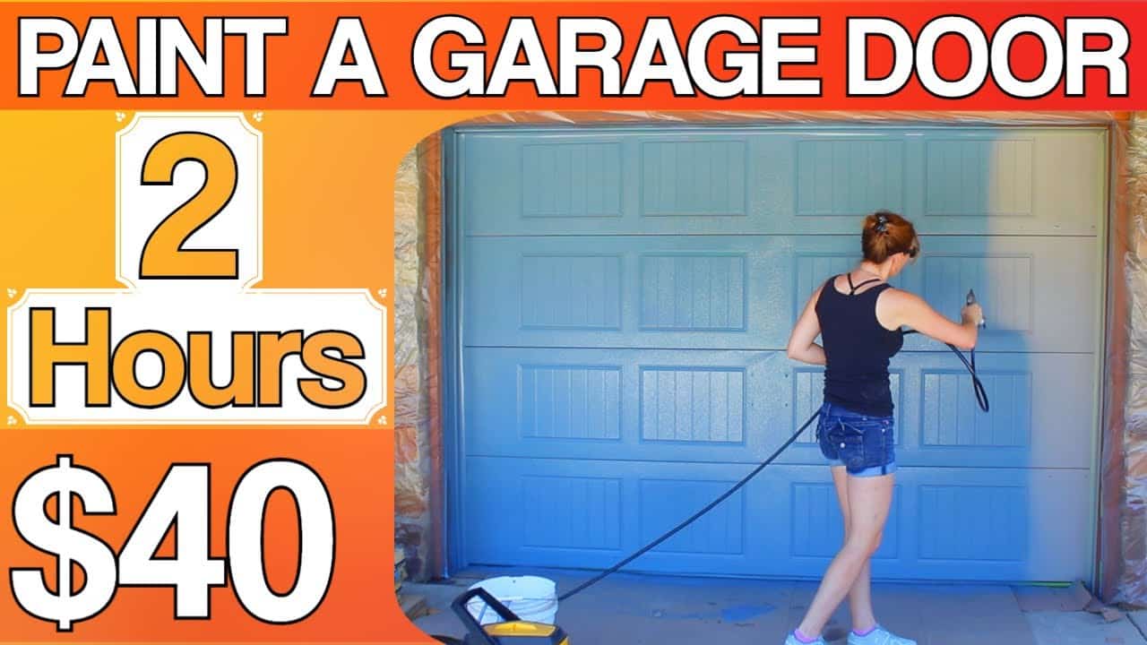 How to Paint a Garage Door | Better Curb Appeal Fast & Cheap