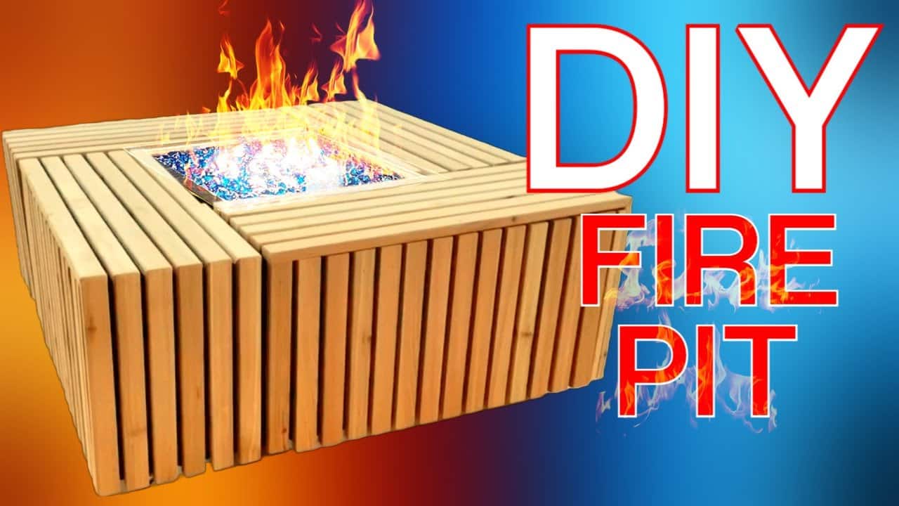 DIY Fire Pit Table | A Gas Burner Kit Makes it Easy