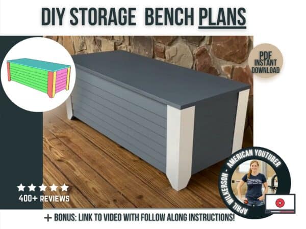 storage bench plans
