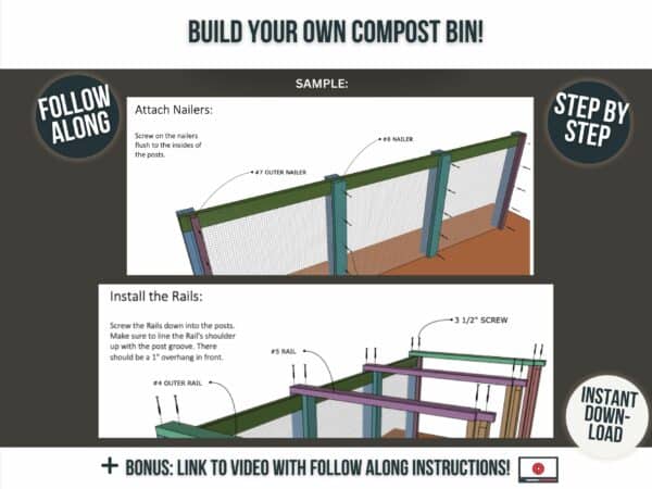 Compost bin blueprints